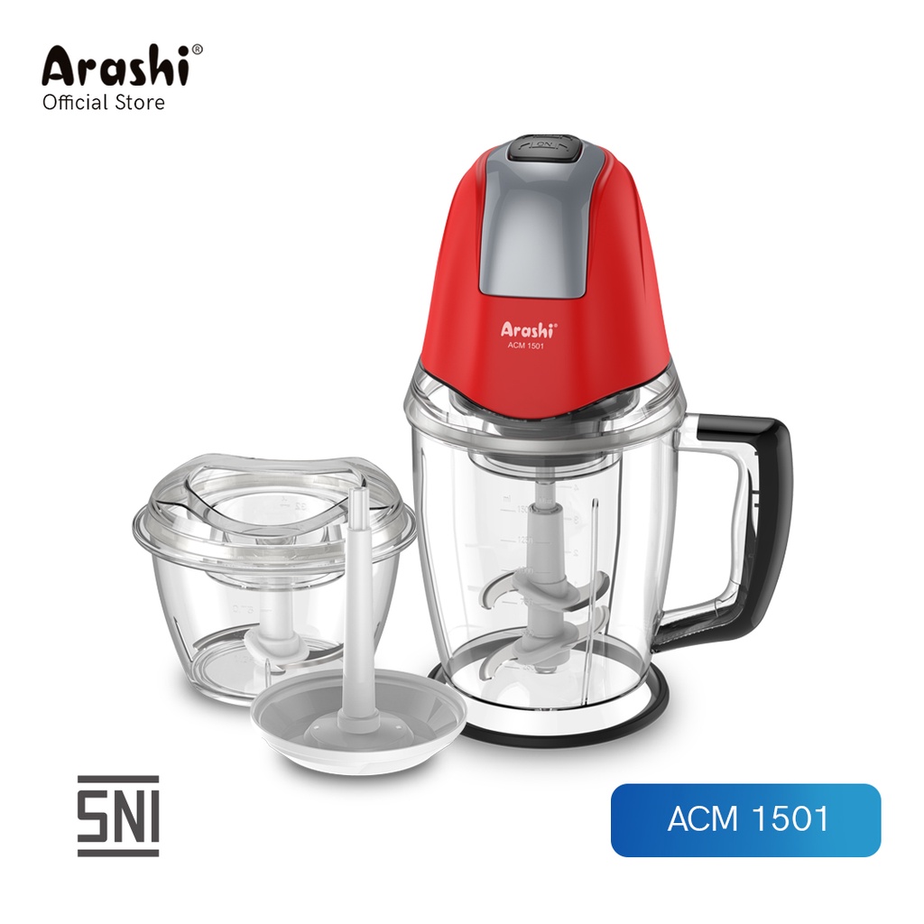 Arashi Chopper Machine ACM 1501 / Penggiling Daging / 300 Watt / 1.5L