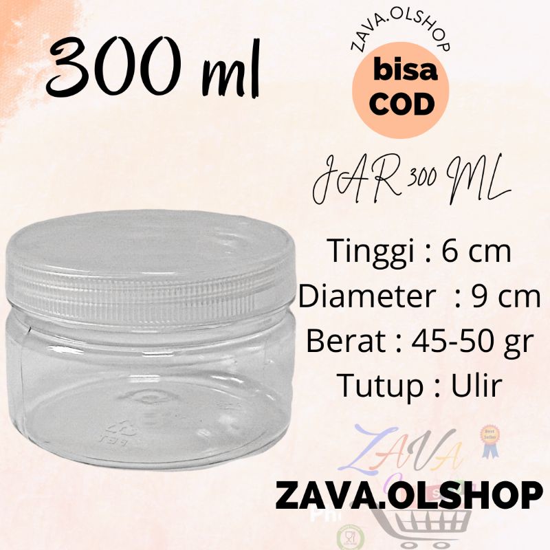 TOPLES 300 ml / Toples plastik 300ml / Toples Tabung 300ml