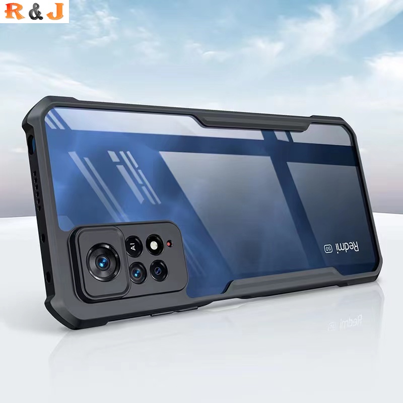 Casing Xiaomi Redmi Note 11 Note 11S Redmi 10 10Pro 10S POCO X3 GT 9T 9A 9C 9S 9Pro Note8 Note7 POCO M3 X3Pro NFC X3Pro Bahan Akrilik Transparan