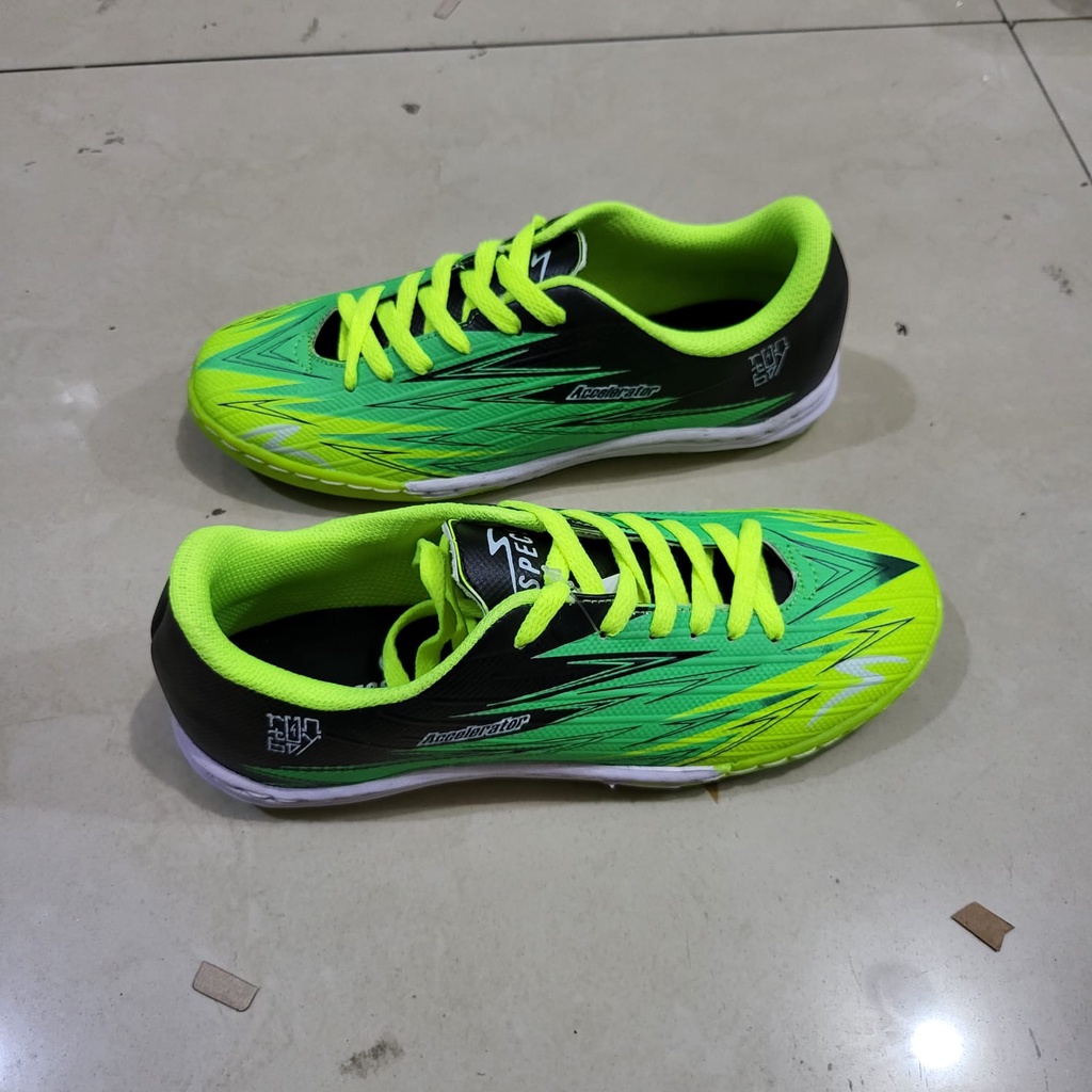 Sepatu Futsal Specs lightspeed Reborn Accelerator Olahraga Pria Merah Biru Terbaru  Sol Sudah di Jait