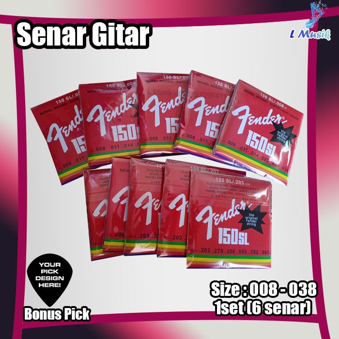 [GROSIR] SENAR GITAR AKUSTIK ELEKTRIK MINIMAL 200 SET  (LOKAL PREMIUM) - ORIGINAL NICKEL WOUND GUITAR STRINGS