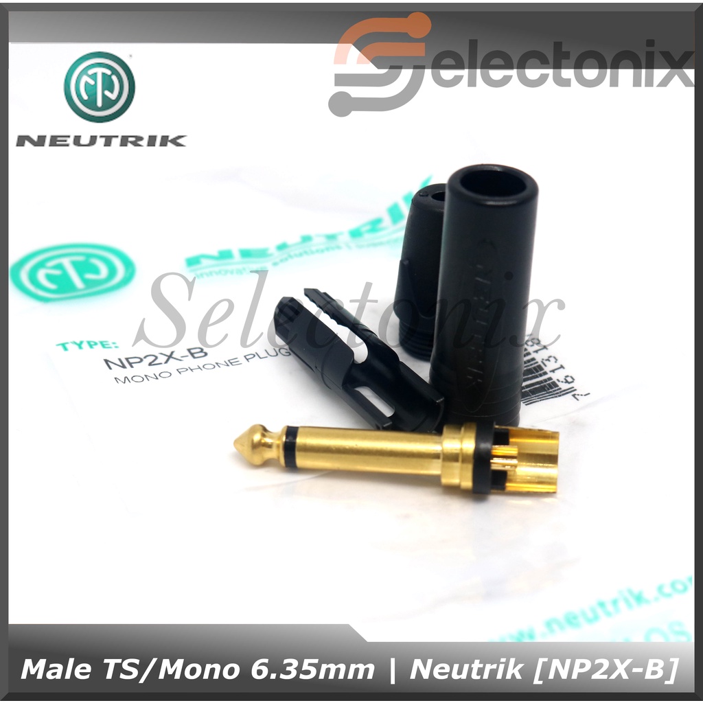 Jack Audio 1/4&quot; TS-Mono | Neutrik [NP2X] Original