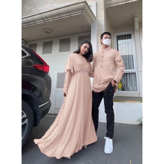 Jessicacollection COUPLE 621# Dress muslim Couple / Couple muslim cewek+ cowok