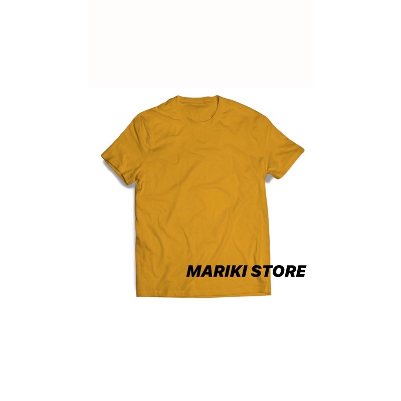 Kaos Polos Mustard