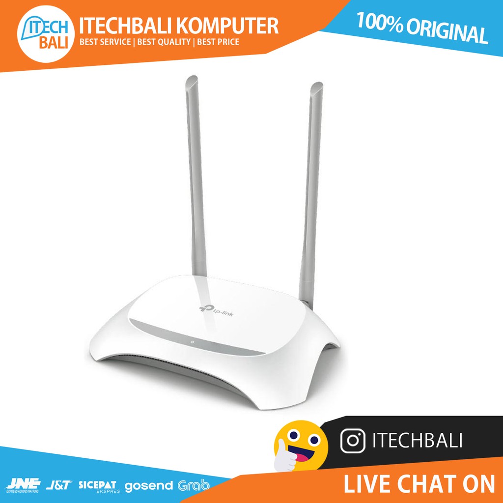 Router TP-LINK TL-WR840N 300Mbps Wireless Original | ITECHBALI