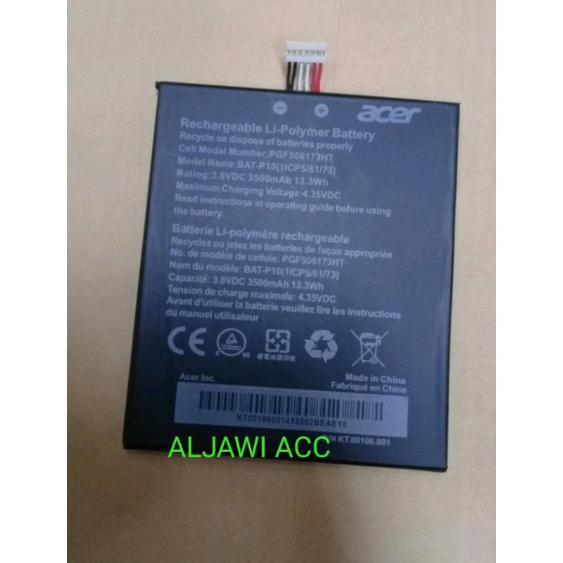 Baterai Batre Battery ACER LIQUID E700 BAT-P10 Model Socket Original Battery Hp