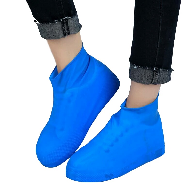 Cover Sepatu Karet Silicone Anti Air Sarung Pelindung Waterproof Silikon Shoes boots sendal kaki