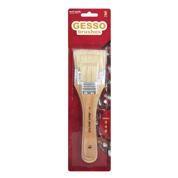 

(TERLARIS) Mont Marte Gesso Brushes Set 3