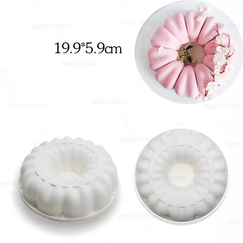 Loyang Silicone Cetakan Bolu Kue Silikon Tahan Panas Sakura Bloom