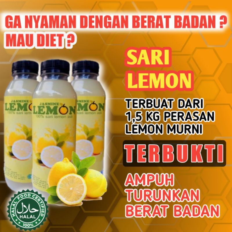 

minuman jus sari perasan jeruk lemon menurunkan berat kurus diet