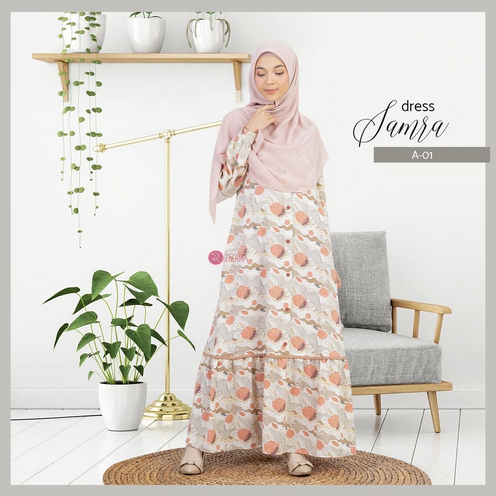 SAMRA DRESS || Gamis Syari Original by Zizara