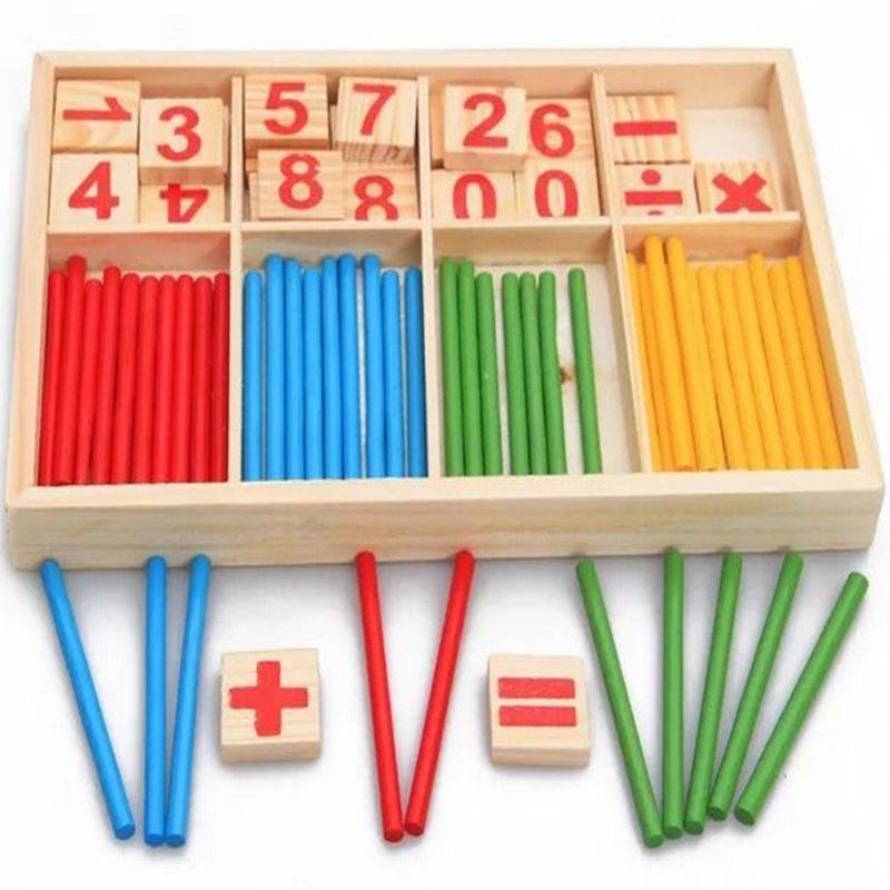 Mainan Anak MATHEMATICAL INTELLIGENCE STICK Edukasi Belajar BerHitung