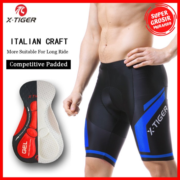 Celana Sepeda Cycling Short dengan 5D Breathable Pad