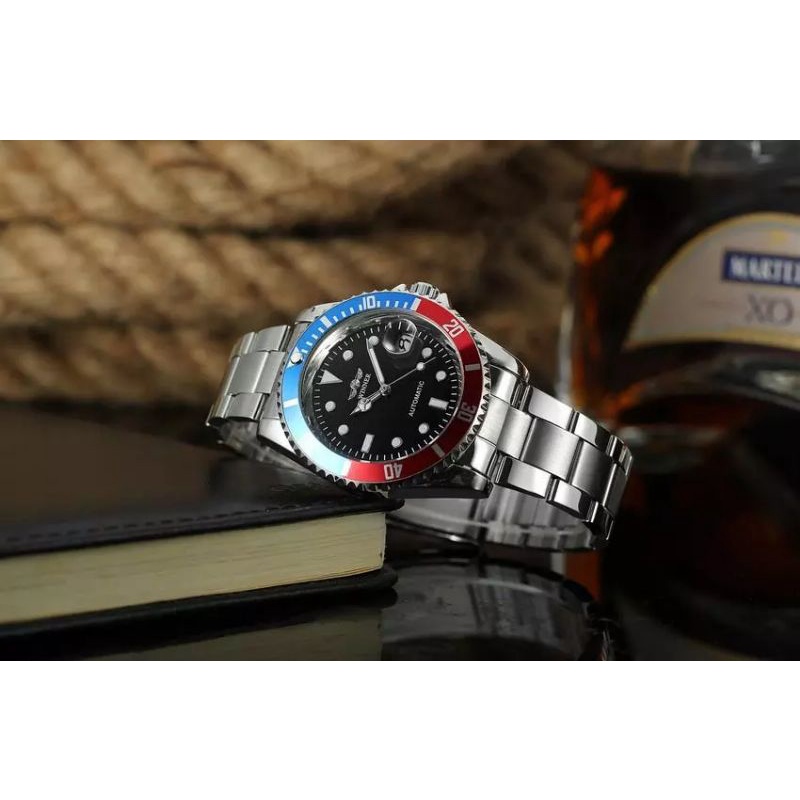 Jam Tangan Pria Winner Original Homage Submariner Pepsi Automatic