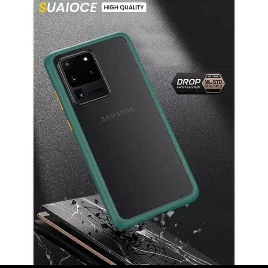 Soft Case Samsung Galaxy S20 + Plus + Ultra + S20 FE My Choice Aero Color Button Matte