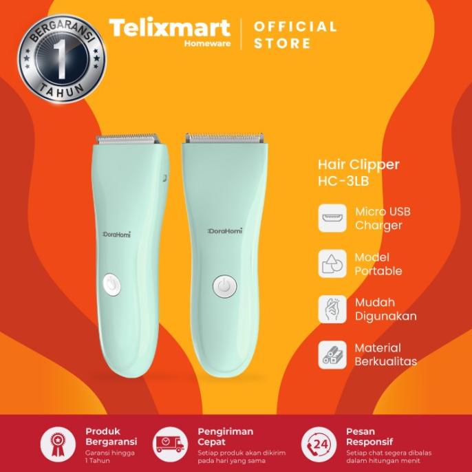 BEST SELLER DORAHOMI MESIN CUKUR RAMBUT ALAT PENCUKUR KUMIS JENGGOT BATERAI STOK TERBATAS