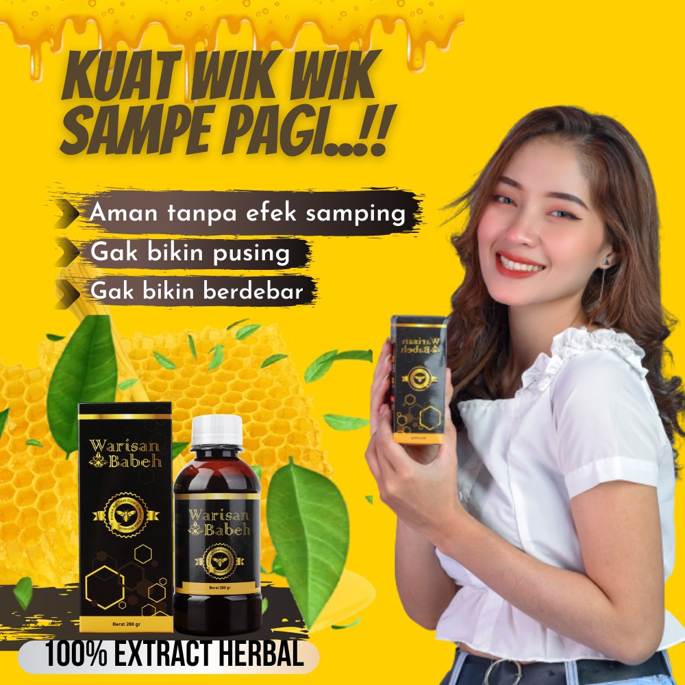 (BISA COD) Madu Herbal Warisan Babeh | Madu Kuat Rahasia Lelaki Perkasa 100% ORIGINAL BPOM (FREE HJ)