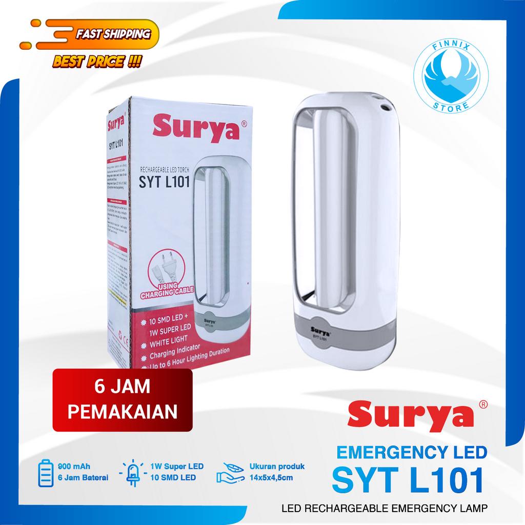 SURYA SYT L101 Lampu Senter Led Emergency Darurat Rechargeable