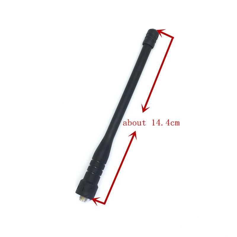 IDN TECH - Pofung Antena SMA-F UHF/VHF 136-174/400-470 MHz for UV-5R UV-82