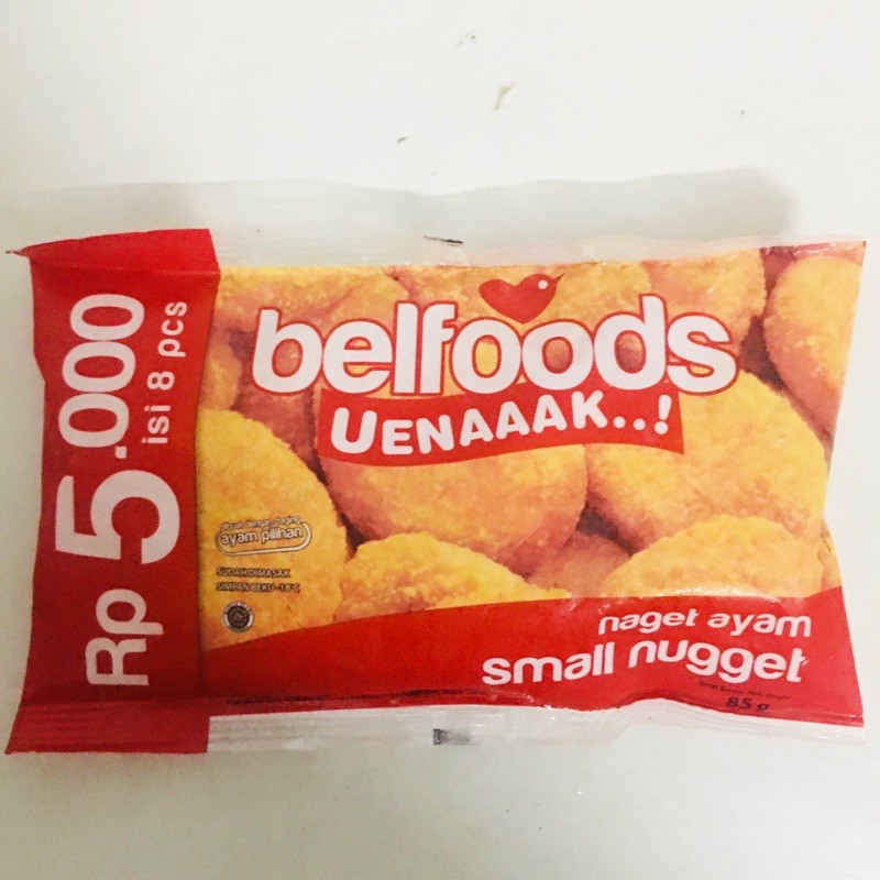 

[TERMURAH] Belfoods Chicken Nugget Small 85gr isi 8pcs