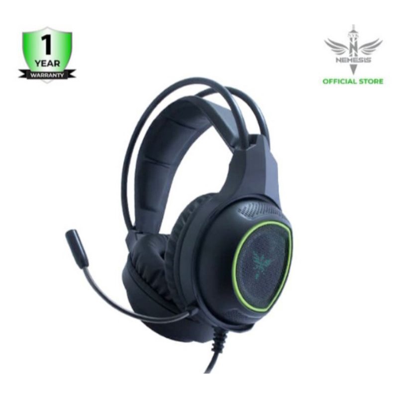 Headset gaming nyk nemesis parrot Hs-P09 Economic 7.1 Surround Sound nyk