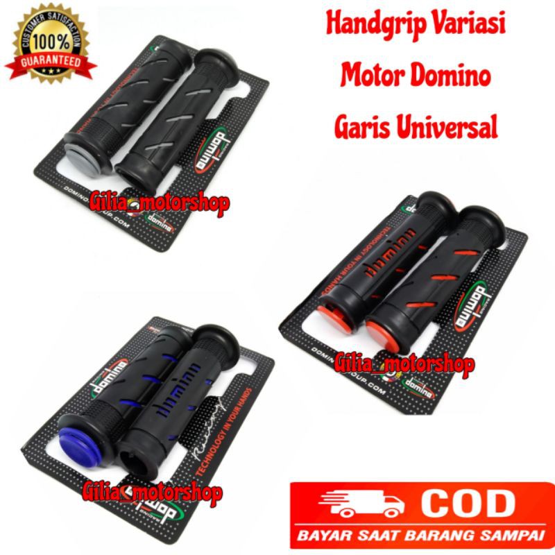 Handgrip Variasi Motor Domino Garis Handfat Motor Domino Grip Motor Universal