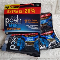 Posh Men Deo Lotion/Deodorat lotion Sachet 11gr,