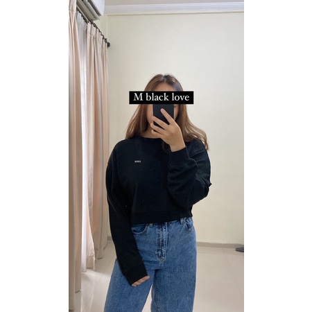 Cropped Sweatshirt / Crop sweatshirt 8 warna