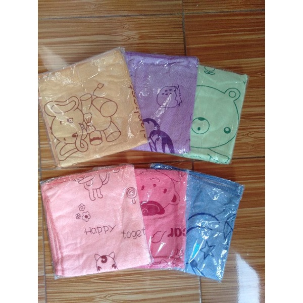 Handuk bayi micro 7 warna / Microfiber