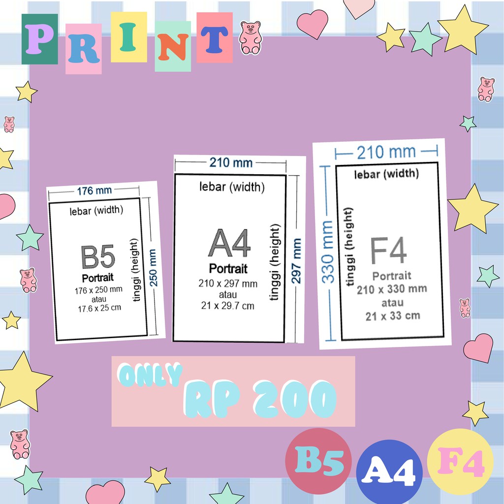 

JASA CETAK/PRINT 1 SISI DOKUMEN, MAKALAH, TUGAS (HITAM PUTIH&BERWARNA) CEPAT KILAT MURAH MERIAH!!