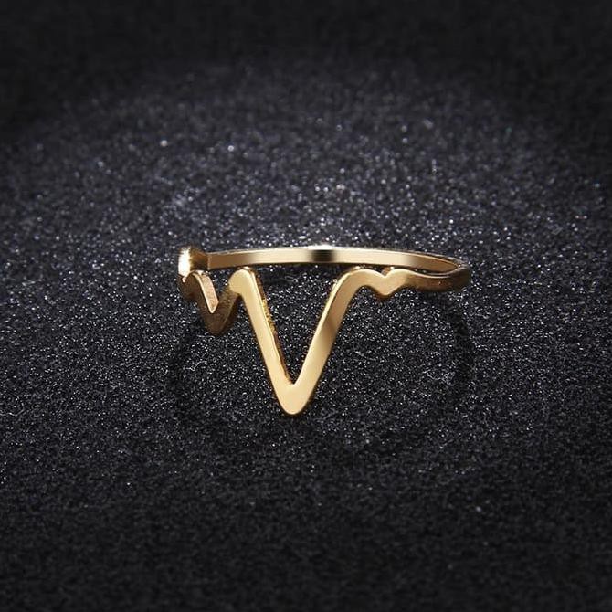 [[BISA COD]] cincin simple stainless steel anti karat kado istri teman pacar ibu Kode 1047