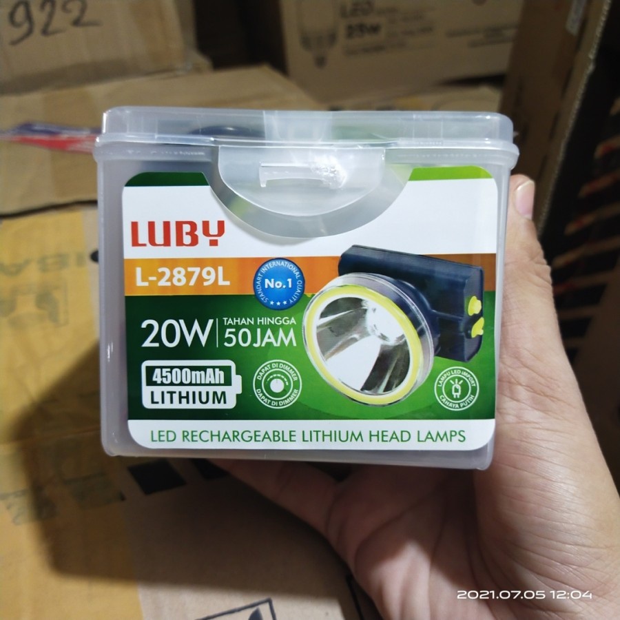 Senter Kepala/ Headlamp LUBY L-2879K Cahaya Super Terang dan Berkualitas