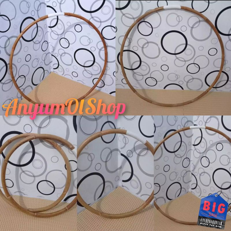 Hula Hoop Rotan - Hula Hop Dewasa Bahan Rotan - Hola Hop - Hula Dancing - Hola Hoop - Hula 70,80,90