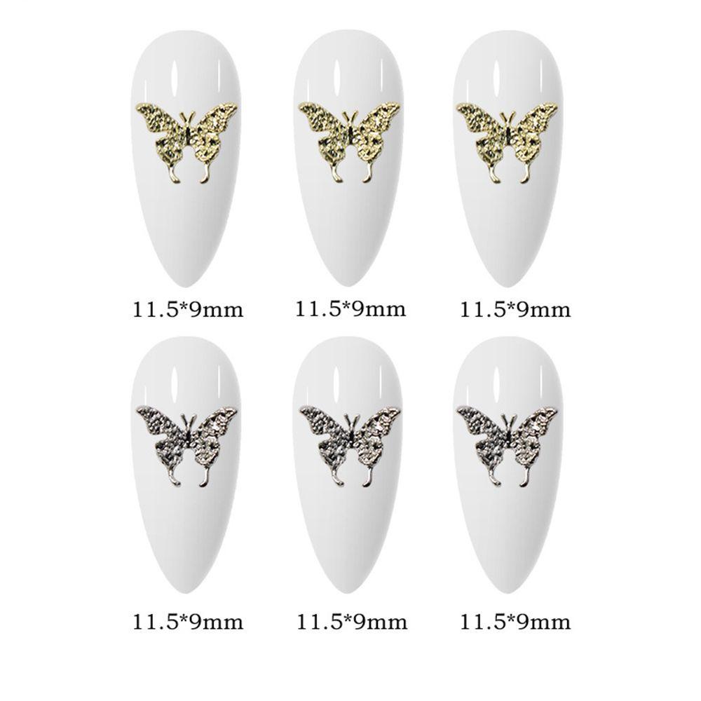 Mxbeauty Kupu-Kupu Perhiasan Nail Art Logam Alloy Gaya Jepang Manicure Indah DIY Nail Art Ornamen