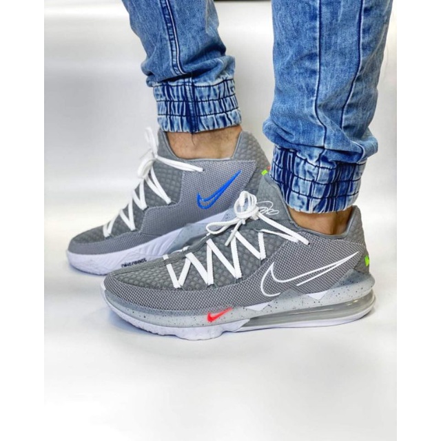 Nike Lebron 17 Low Particle Grey Original Resmi