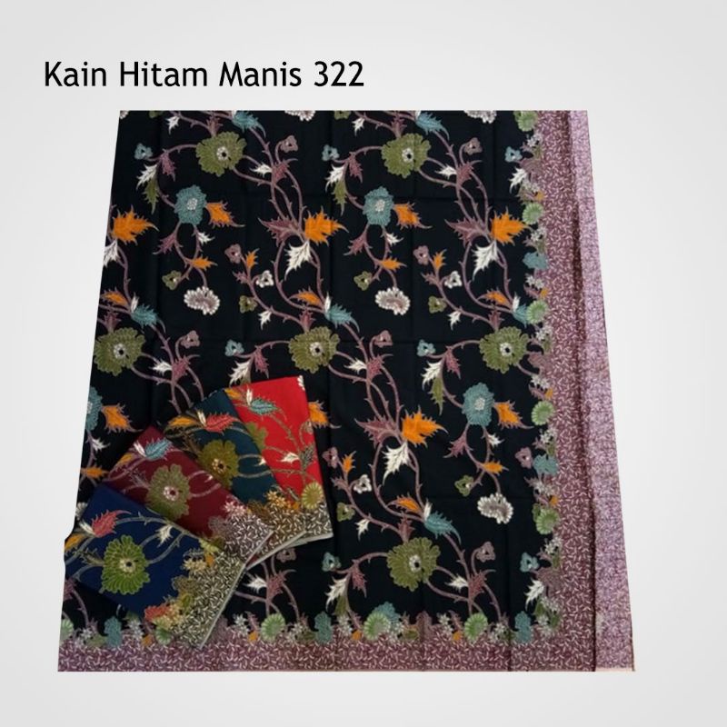 kain bartik h. santoso hitam manis 322