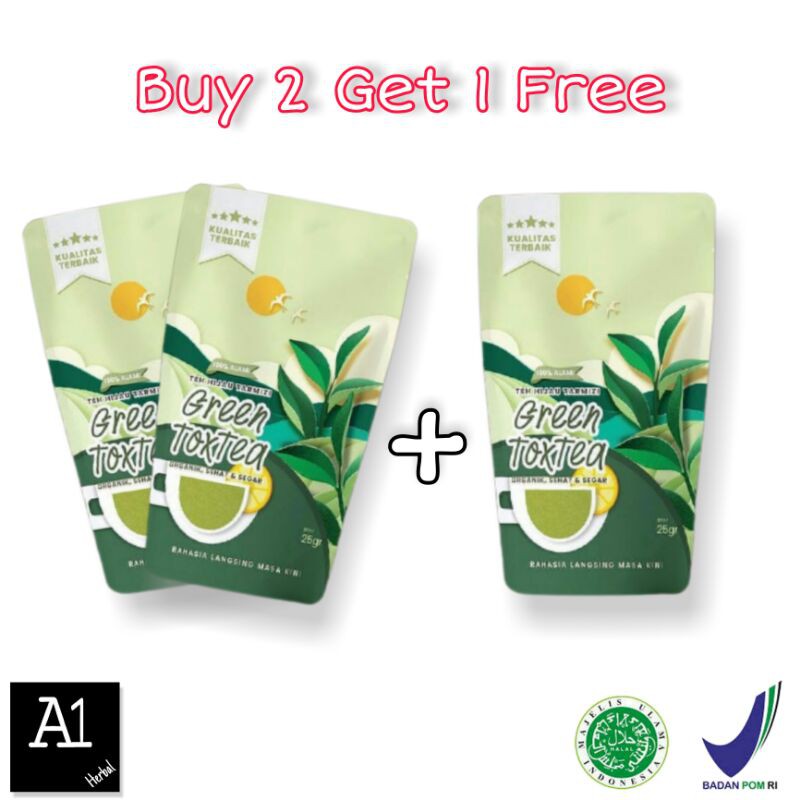 PELANGSING BADAN GREENTOXTEA - PELANGSING BADAN ORIGINAL