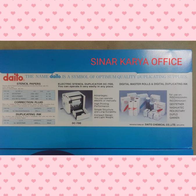 

Buruan Beli] Stencil Papers Daito 48 Sheets Kertas Daito Baru