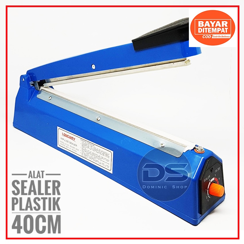 Alat Press Plastik Impulse Sealer PFS-400 40Cm / Mesin Perekat Plastik Kemasan Elektrik / Hot Sealing Pengemas Makanan Pemanas