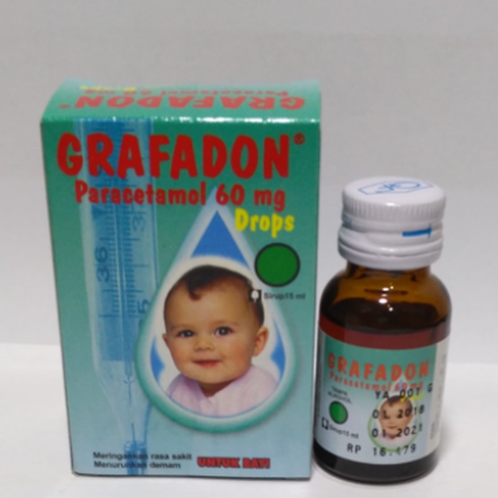 GRAFADON DROP PARACETAMOL DEMAM DAN NYERI BAYI