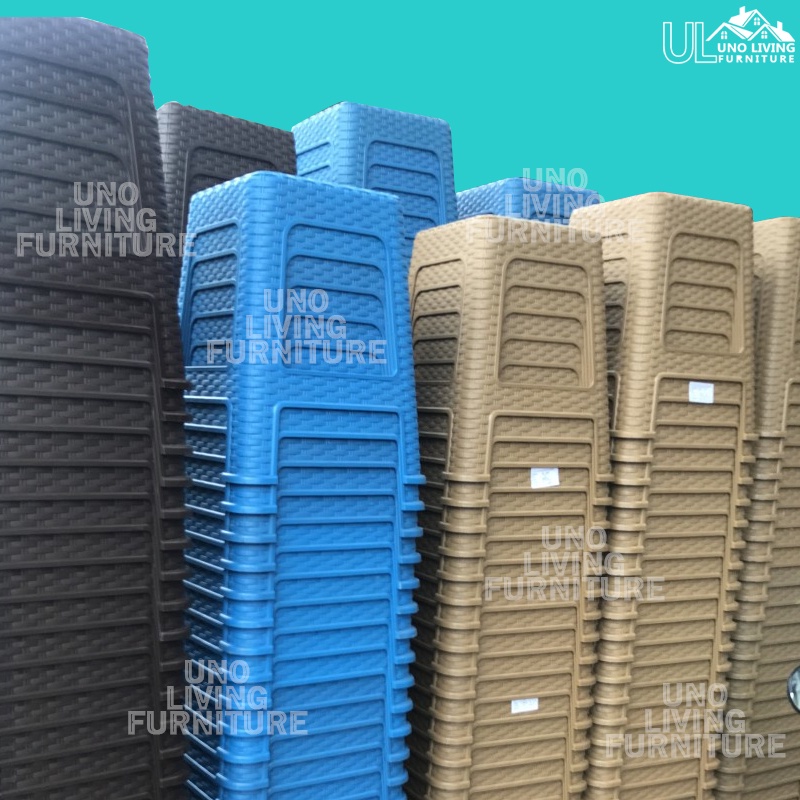 PROMO! KURSI BASO PLASTIK ROTAN / KURSI PLASTIK / KURSI BASO MOTIF ANYAMAN PLASTIK KURSI ROTAN BASO-2