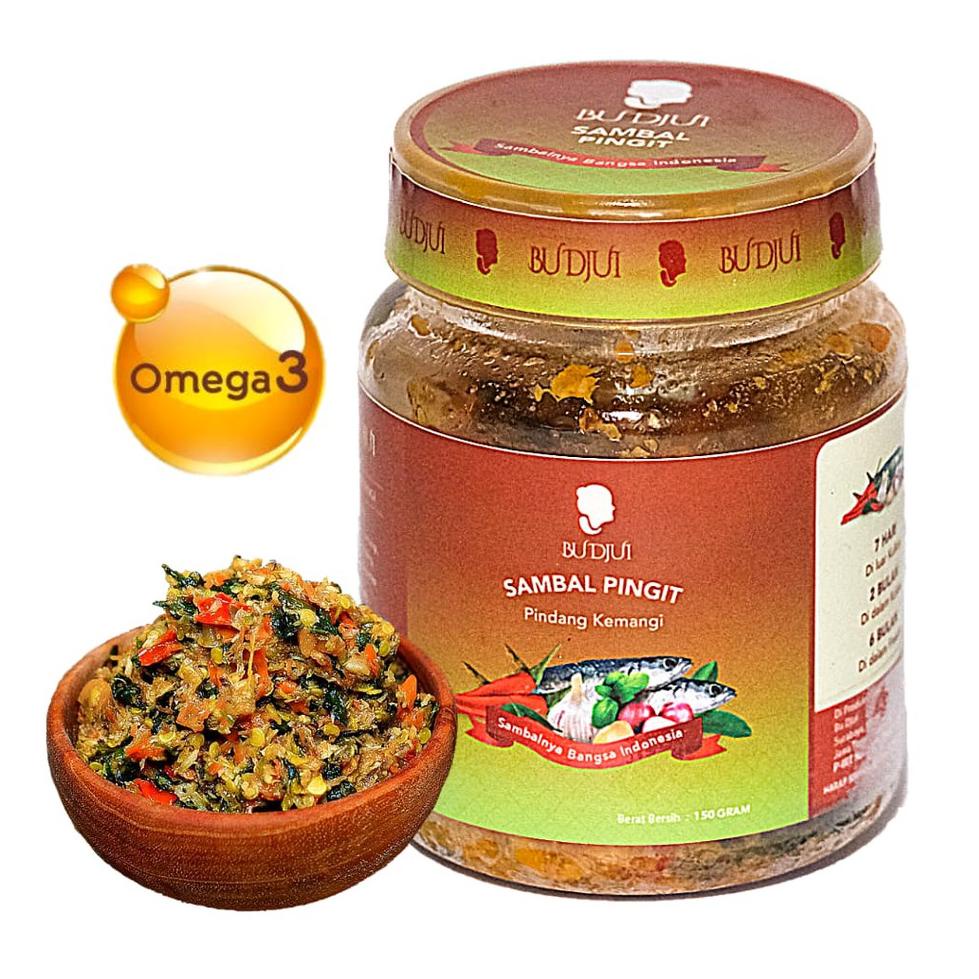 

HOT ITEM X9230 SAMBAL BU DJUI Sambal Pingit Pindang Kemangi ㊊