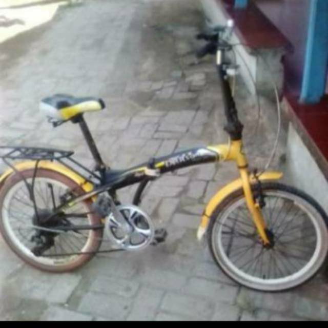 Sepeda SEKEN lipat odessy ukuran 20inch anak & dewasa 2035 1 speed