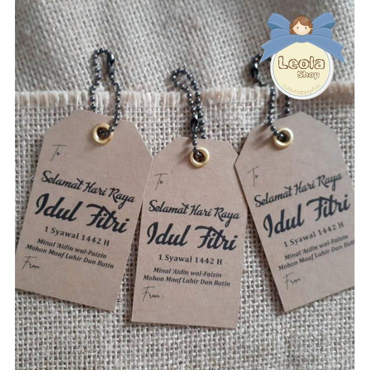 

Hang Tag Idul Fitri/Hangtag Lebaran/Kartu Ucapan Samson Craft Paper