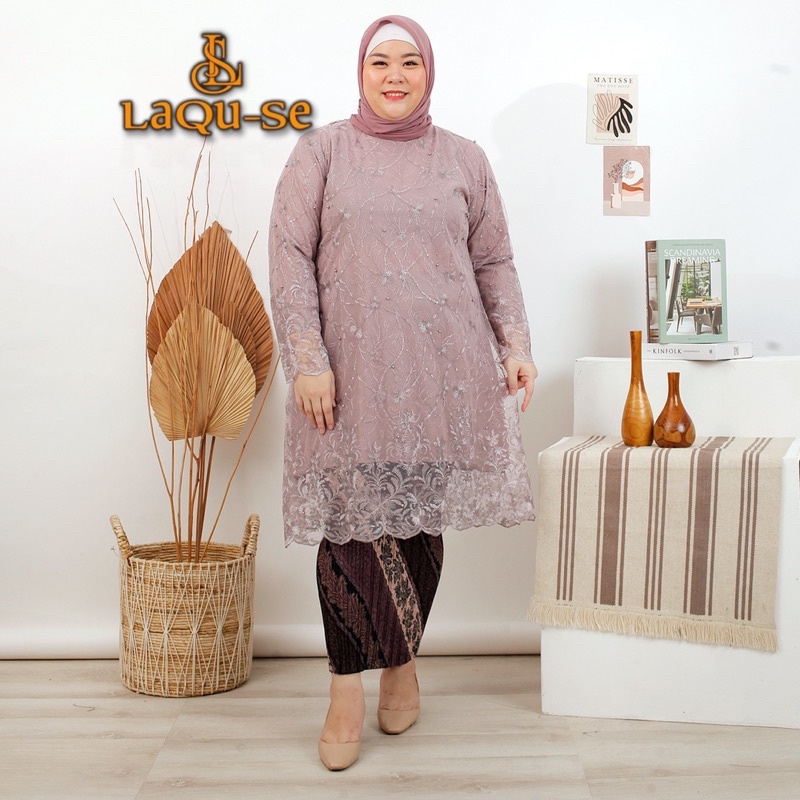 (JUMBO SIZE) Kebaya Jumbo Atasan Kebaya Ukuran Jumbo Kebaya Big Size Set Kebaya Ukuran 4L 5L By Laquse Kebaya