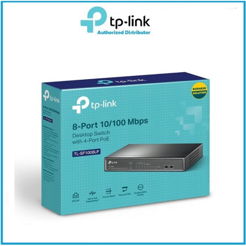 TL-SF1008LP 8-Port 10/100Mbps Desktop Switch with 4-Port PoE