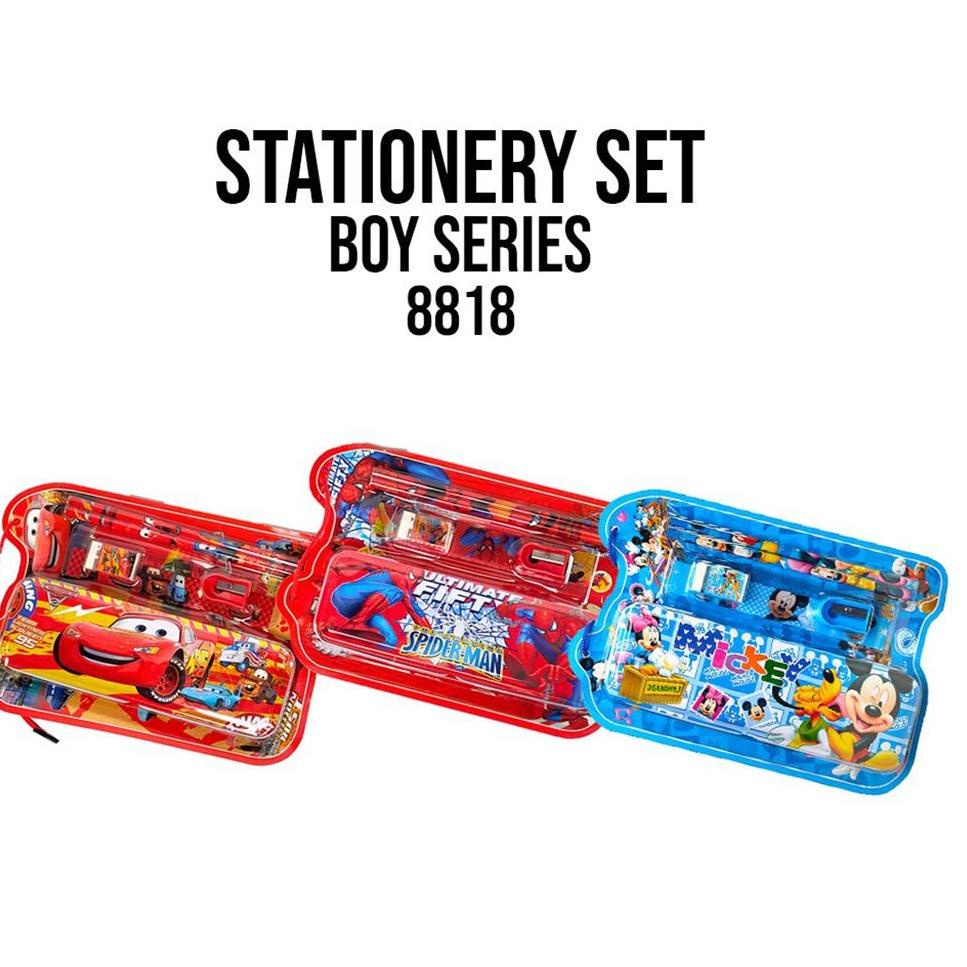 

⚡️MALL⚡️ LS 747 - Stationery set / Alat tulis set / Paket alat tulis / Stationery set fancy 6 IN 1 !!