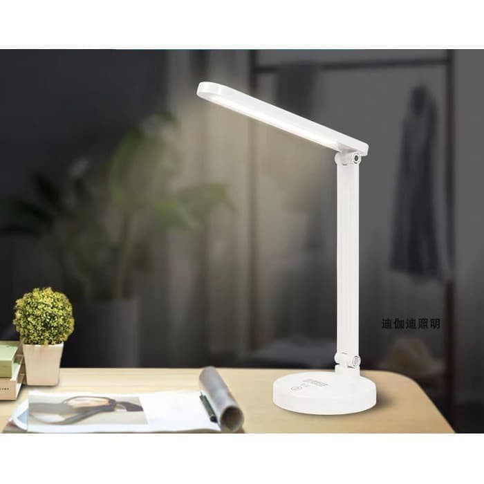 PROMO Lampu Meja Belajar Desk Lamp LED Warm White Kuning Putih 3 in 1