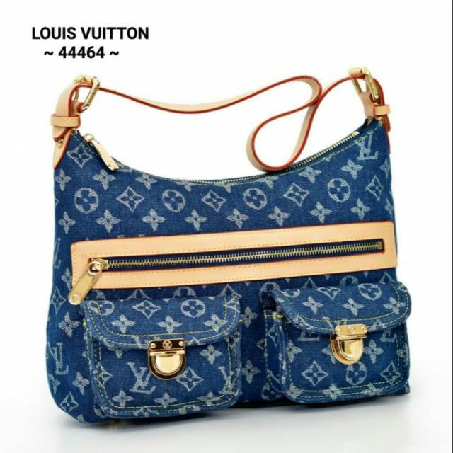 LOUIS VUITTON DENIM BAGGY BAG
