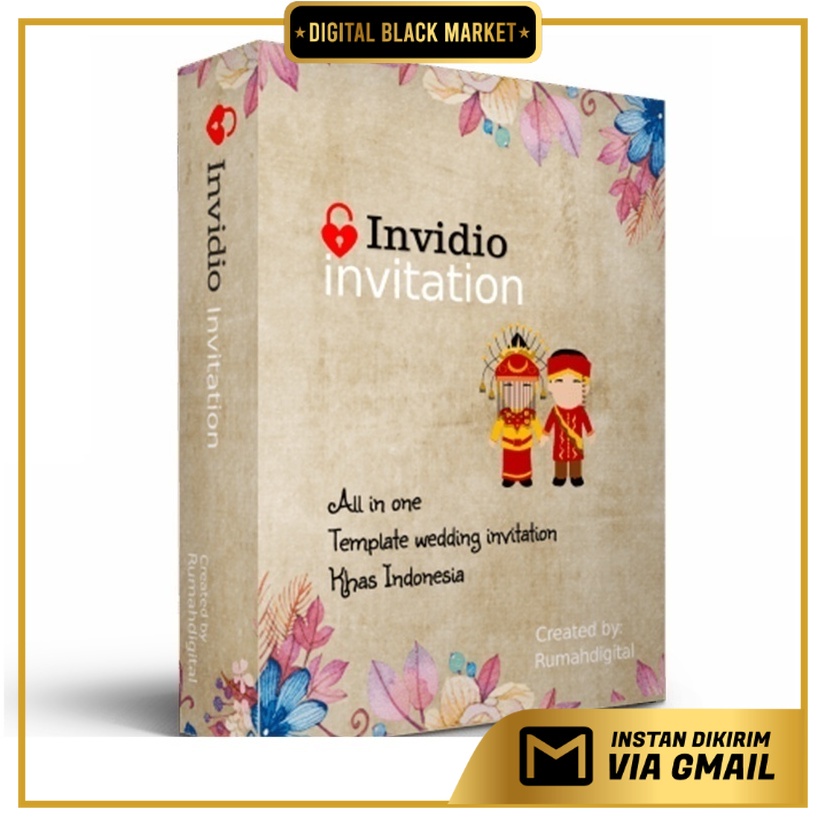Invideo Weding Invitation Power Point Template